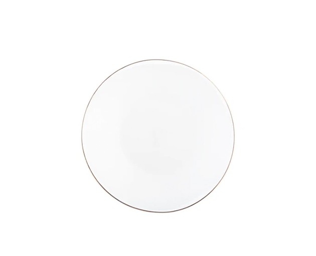 PARS OPAL A plate of soup round golden line 21cm